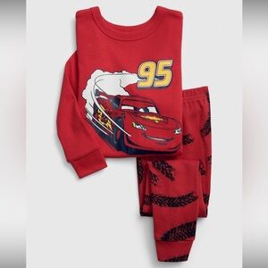 Gap Kids Red and White Cars Pajama Set
